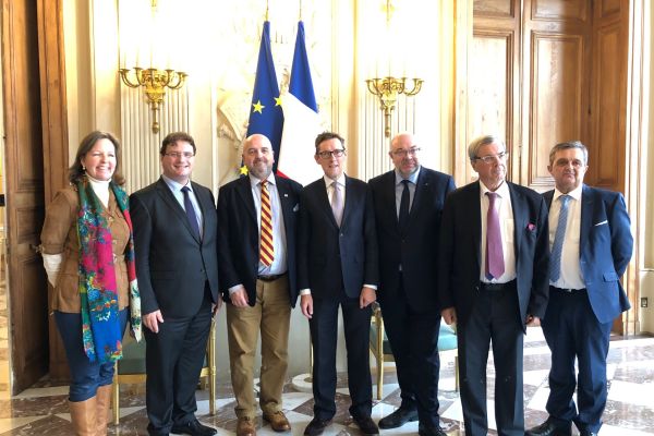 Visite ministérielle anglo normande à Paris
